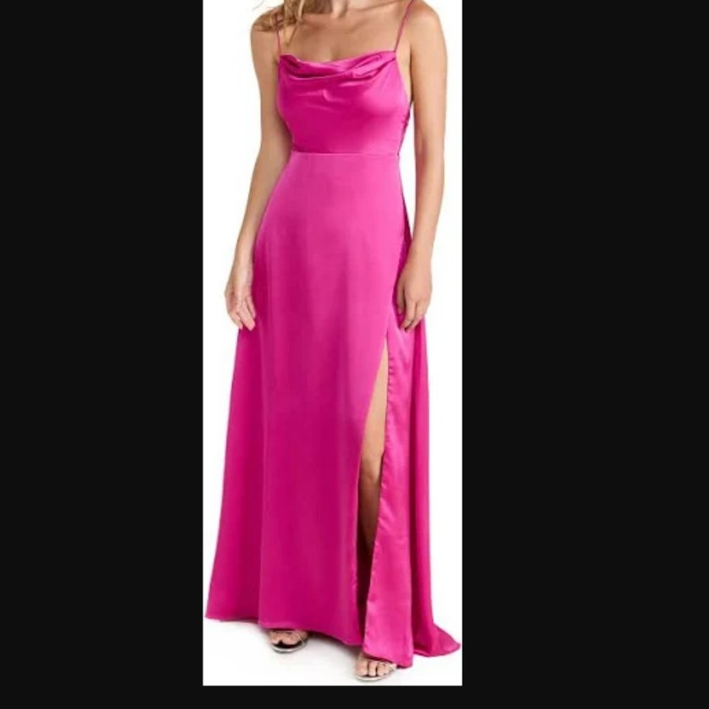 Fame and Partners The Rosabel Dress Fuchsia
